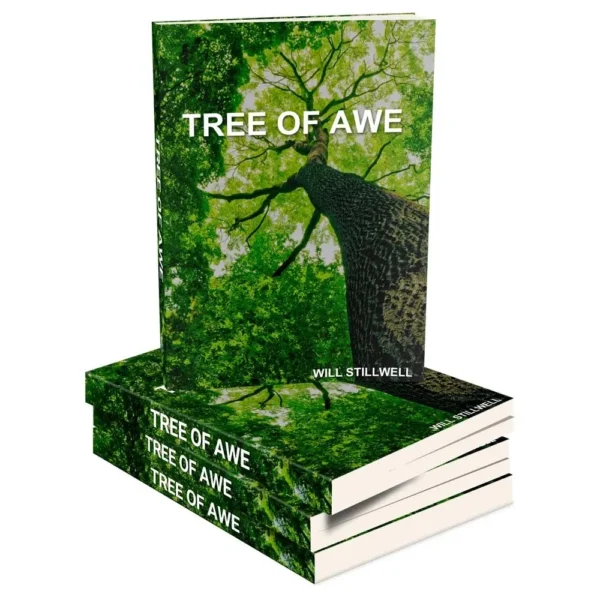 Tree of Awe Book Front Cover in Green