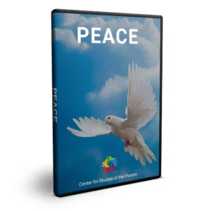 A DVD with PEACE flying in the sky.